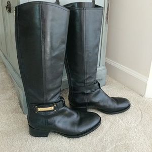 Tory Burch Black Riding Boots